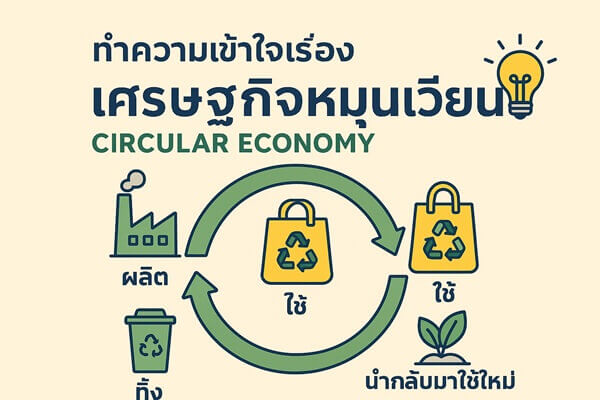ทำความเข้าใจเรื่อง Circular Economy (เศรษฐกิจหมุนเวียน)
